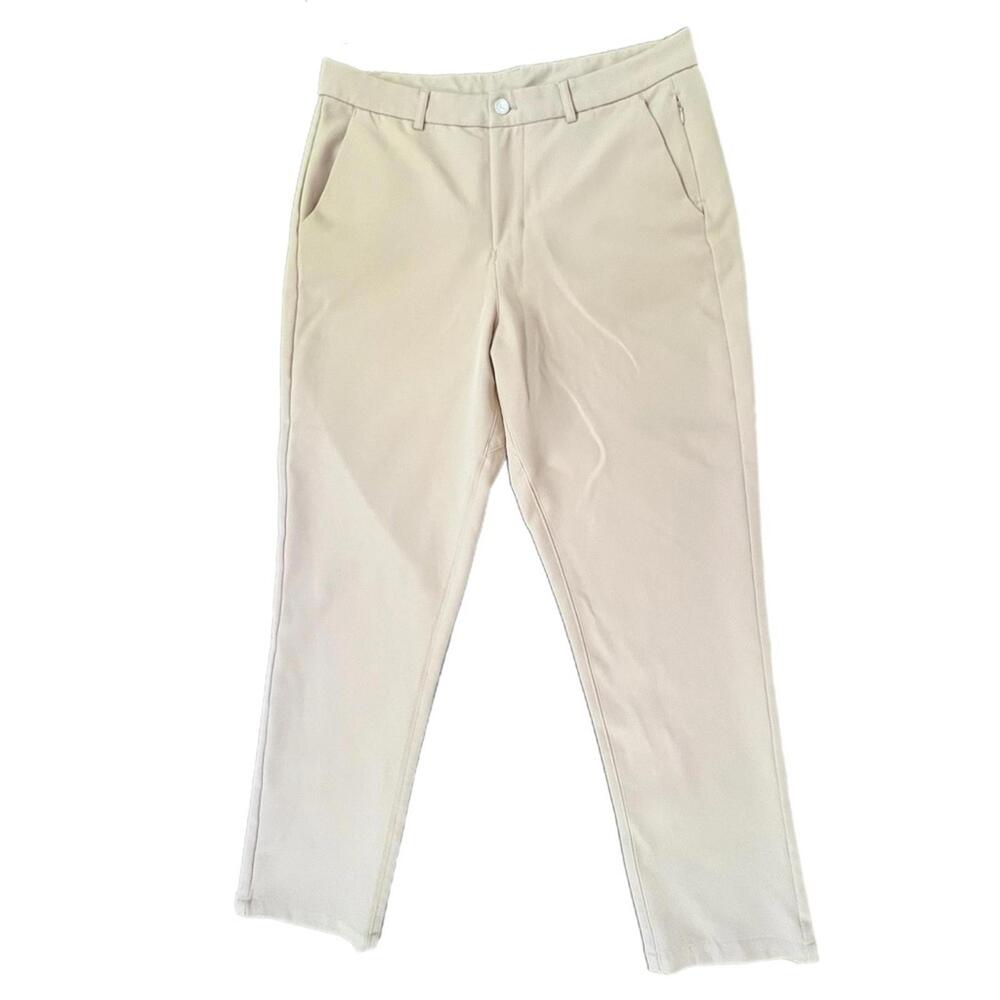 &Collar Tan Performance Men's Athletic Tan‎ Pants - 36